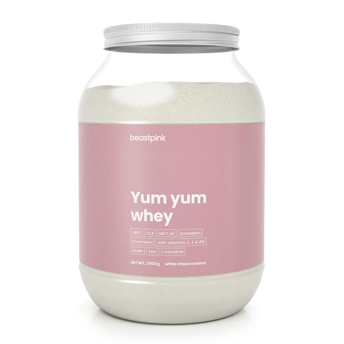 Białko serwatkowe Yum Yum Whey proszek koncentrat 1000 g