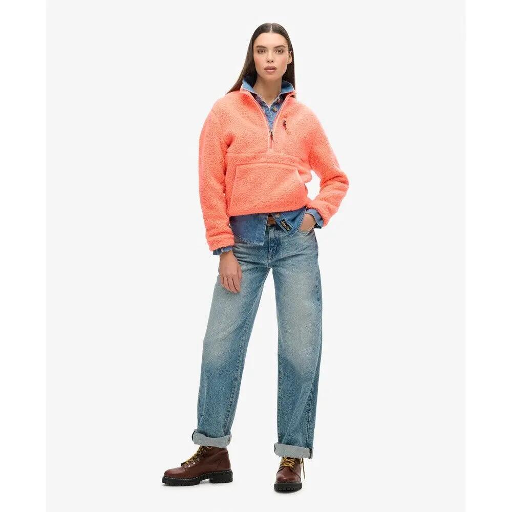 Fleece com meia-zona com fecho para mulher Superdry 4/7