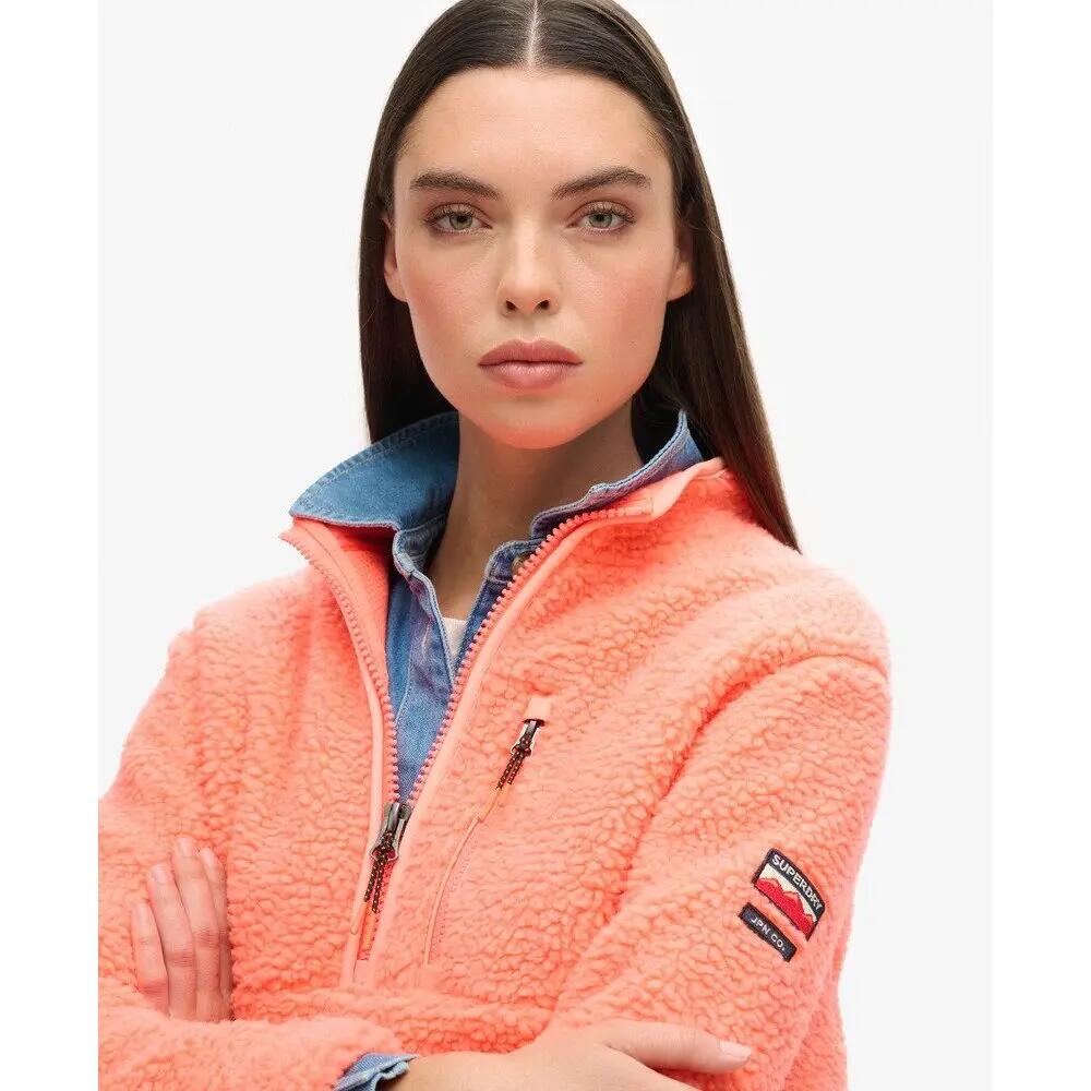 Fleece com meia-zona com fecho para mulher Superdry 6/7