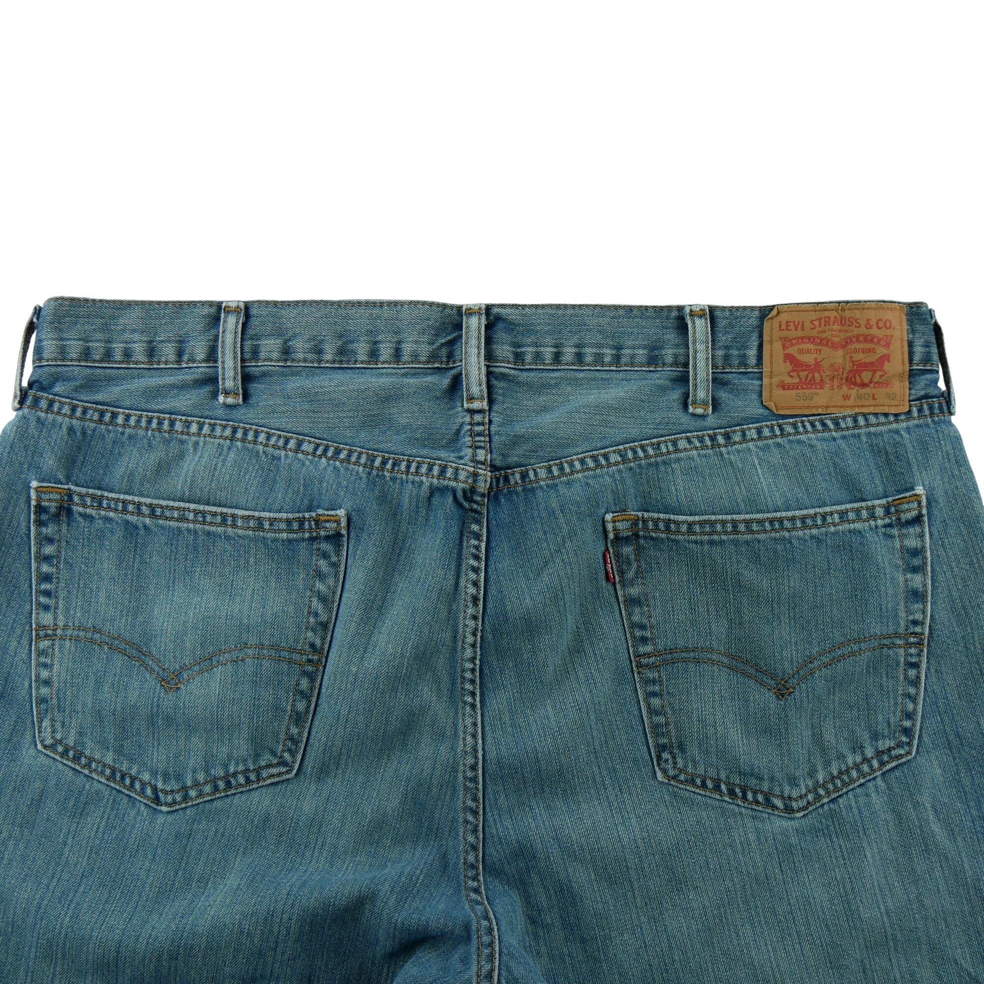 Second life - Levi Strauss 559 Men's Shorts W40 Blue - Excellent 3/7