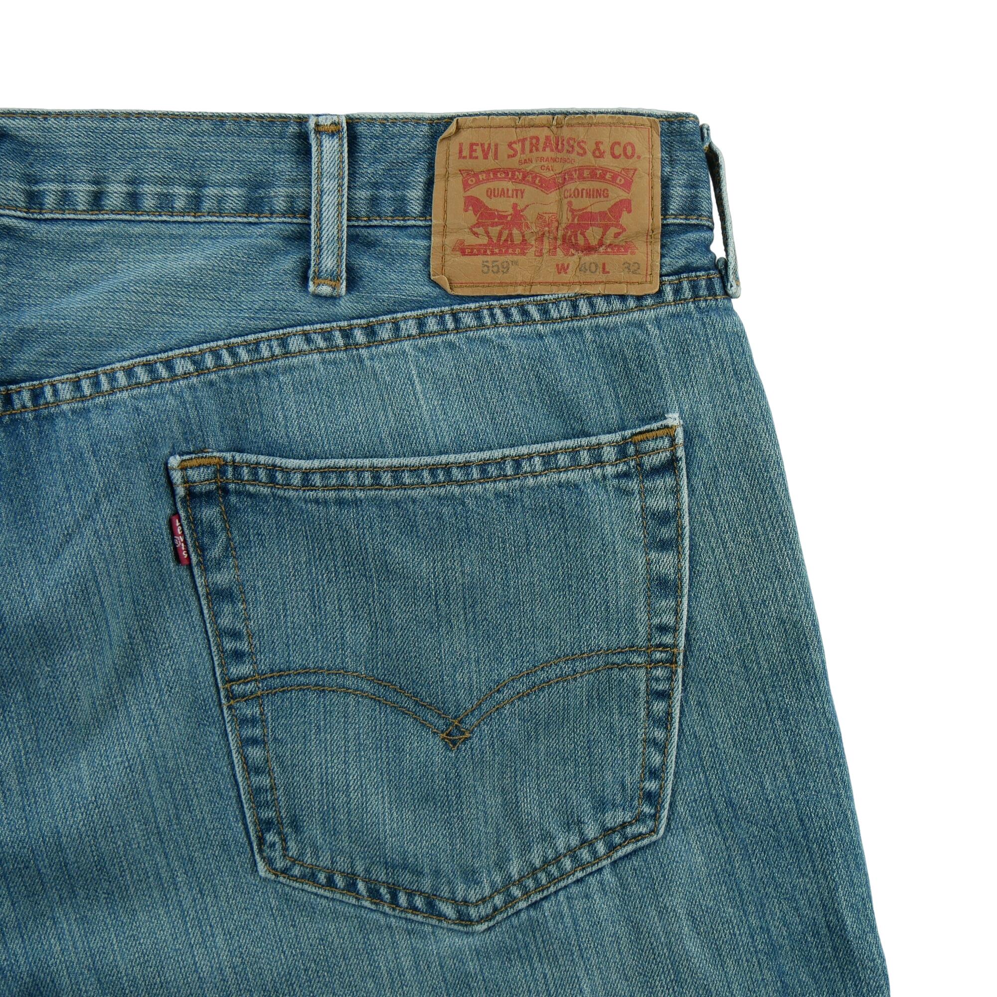Second life - Levi Strauss 559 Men's Shorts W40 Blue - Excellent 6/7