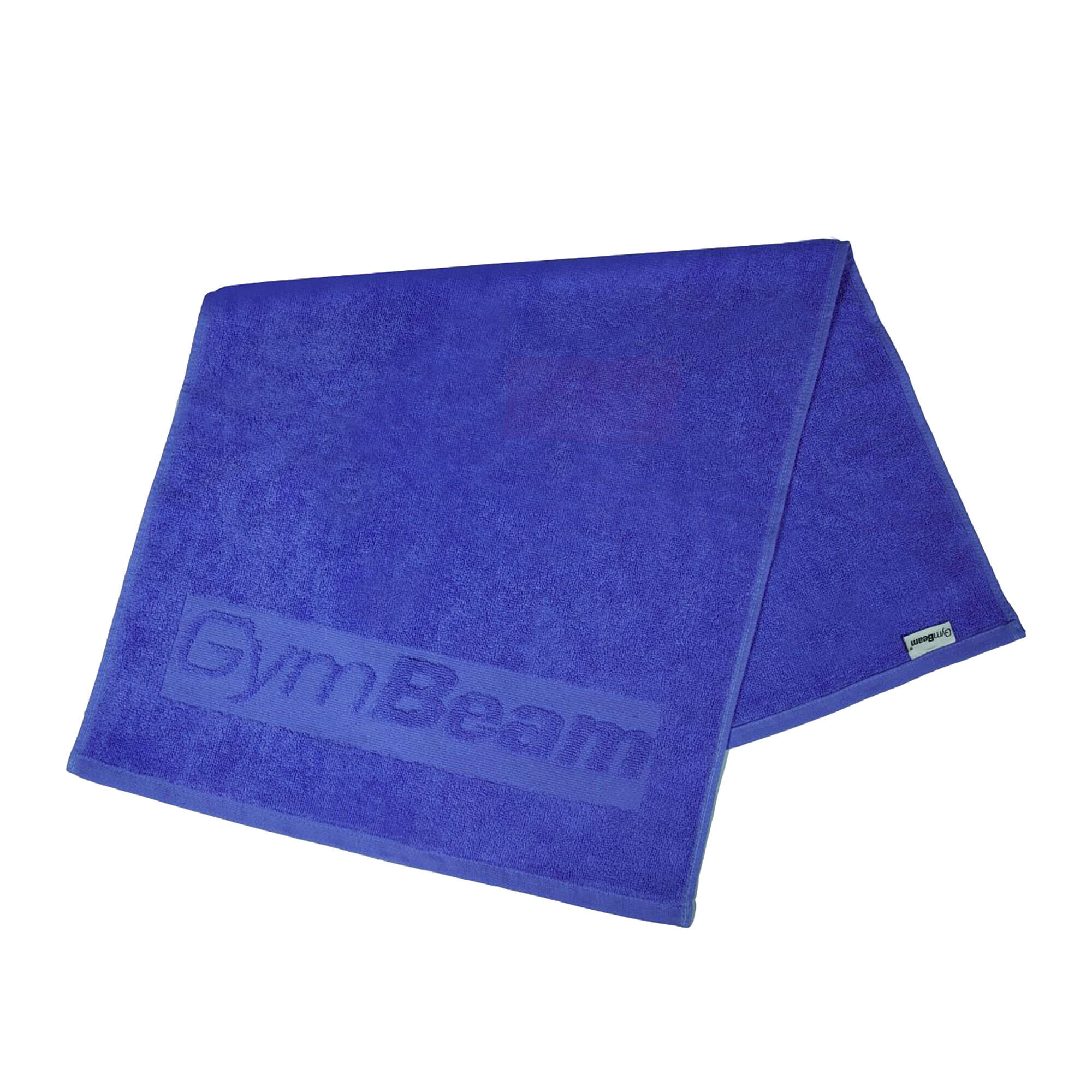 Asciugamano fitness in cotone 50x90 cm blu 2/5