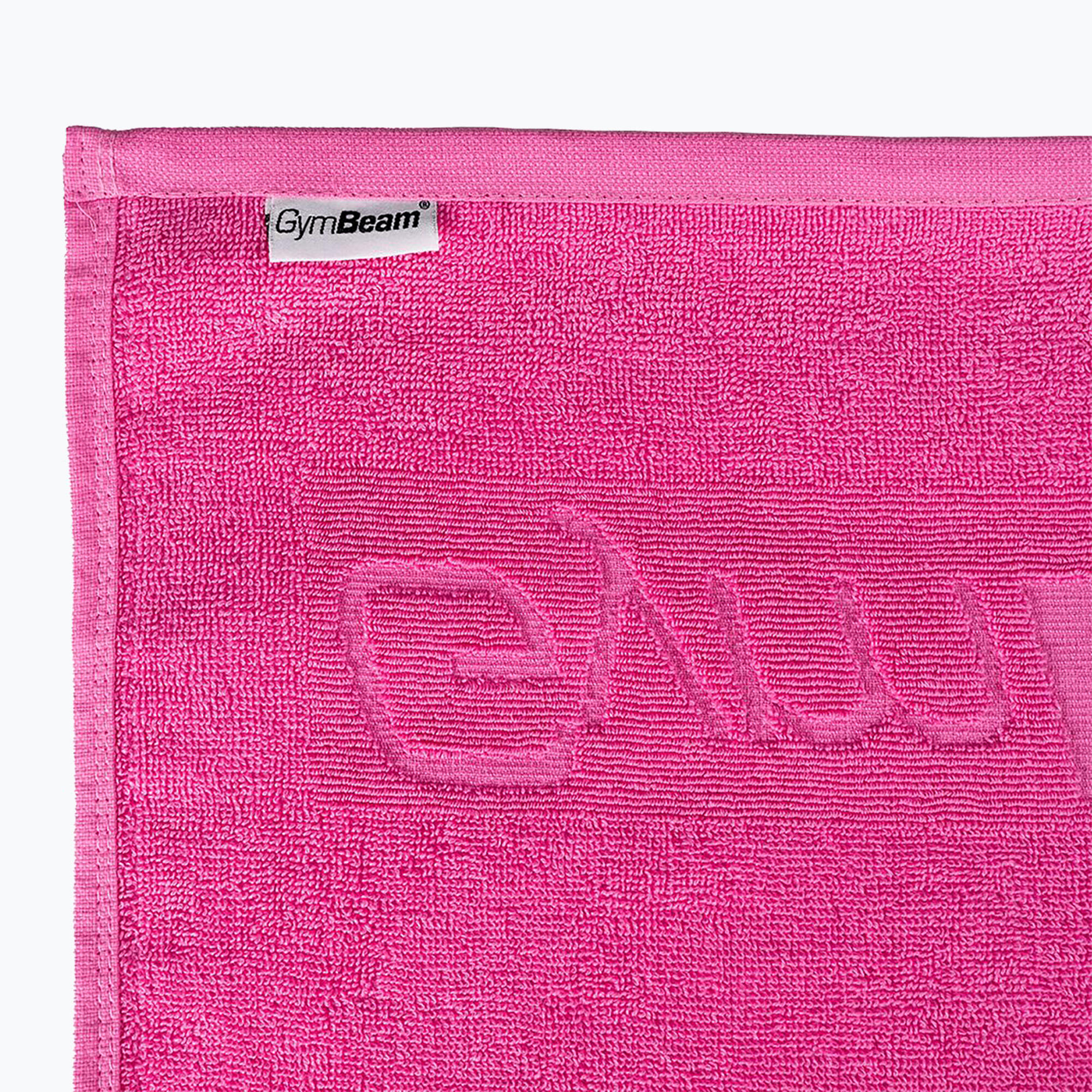 Asciugamano fitness 100% cotone 50x90 cm rosa 3/5