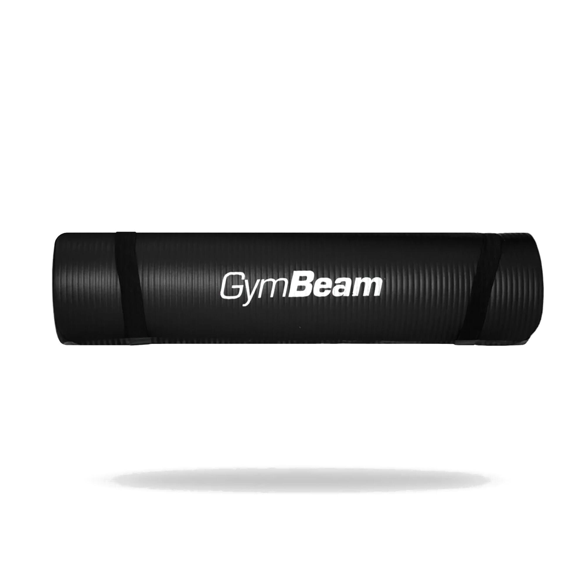 Mata joga i pilates antypoślizgowa 180x61x1 cm czarna Yoga Mat 3/3