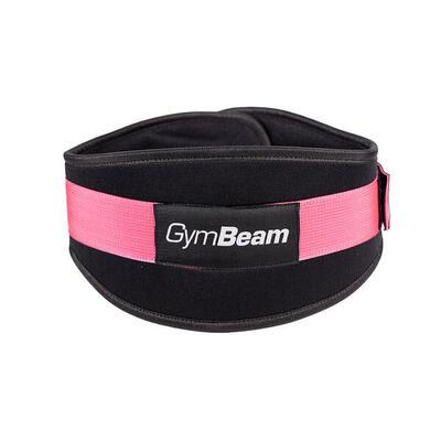 Cintura powerlifting in neoprene nera rosa LIFT