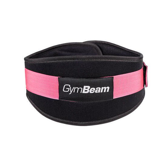 Cintura powerlifting in neoprene nera rosa LIFT