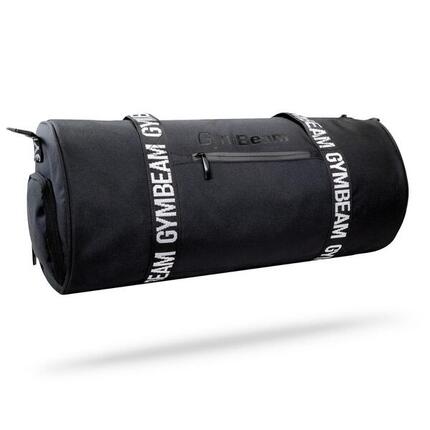 Torba sportowa treningowa 30 L czarna Barrel