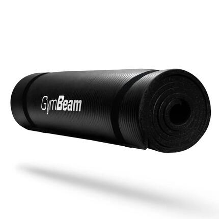 Mata joga i pilates antypoślizgowa 180x61x1 cm czarna Yoga Mat