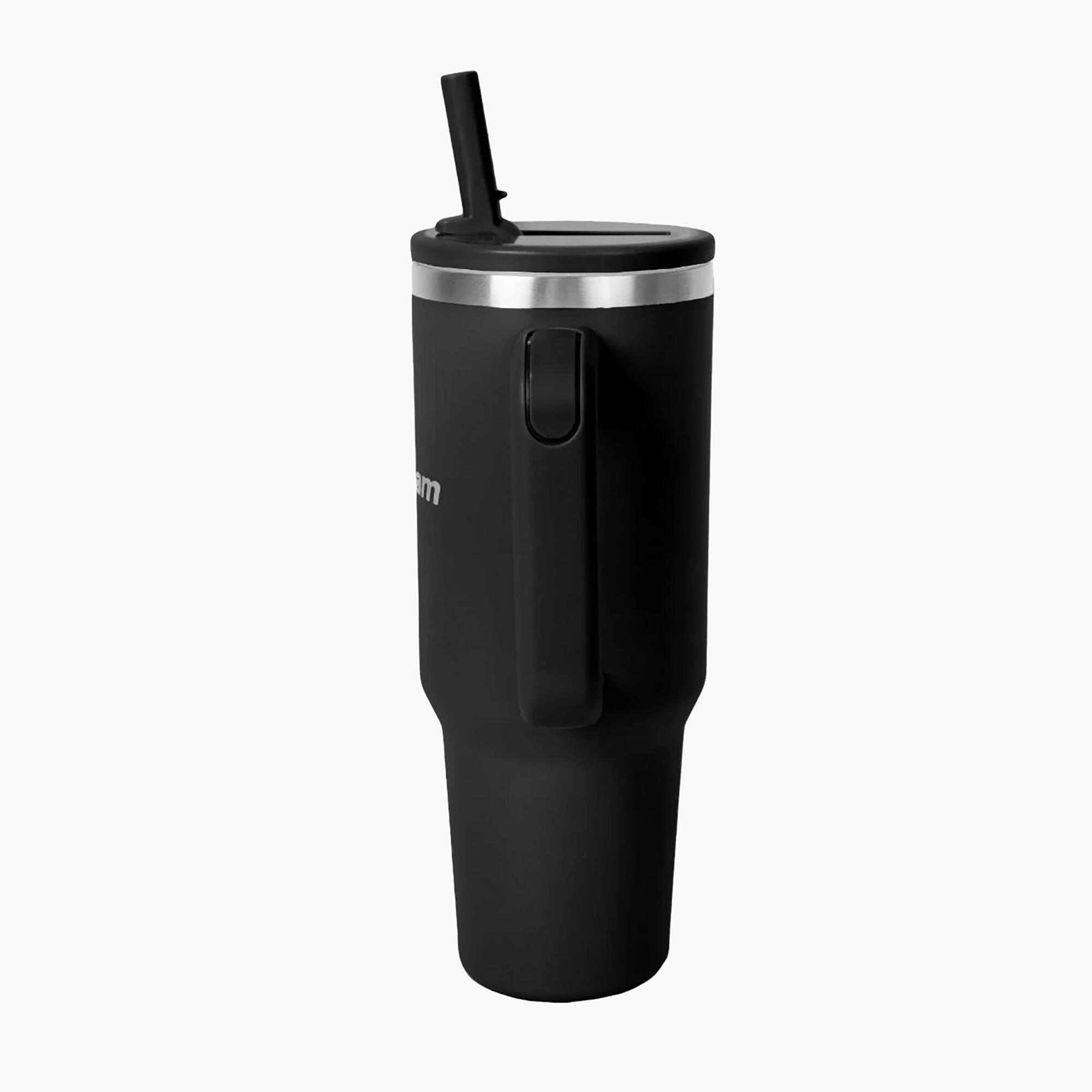 Kubek termiczny stalowy 1,2 L czarny 3/6