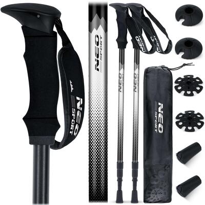 Bastoni da Trekking Telescopici Antishock 65-135 cm
