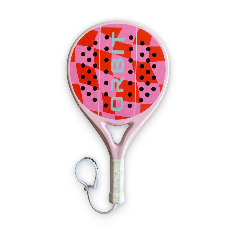 Racheta de padel ondulată ORBIT - 100% carbon - formă rotundă