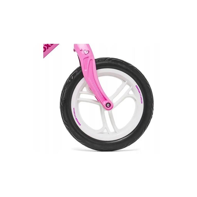 Bicicleta fara pedale copii CROXER Titanium Pro, Roz, Copii