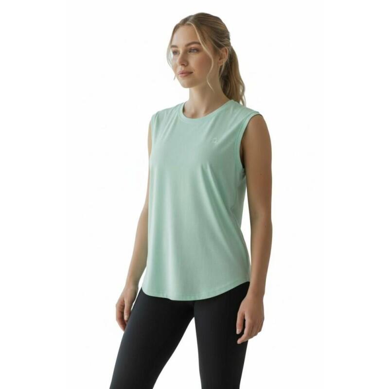 Camiseta Ditchil Verde Turquesa Mujer Manga Corta T-shirt Ease TS1010-621 2/2