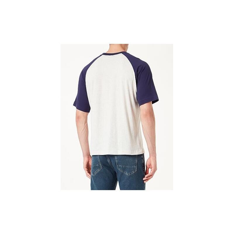 Camiseta - Trekking/Outdoor - Hombre - EM005 - Blanco/Azul 4/5