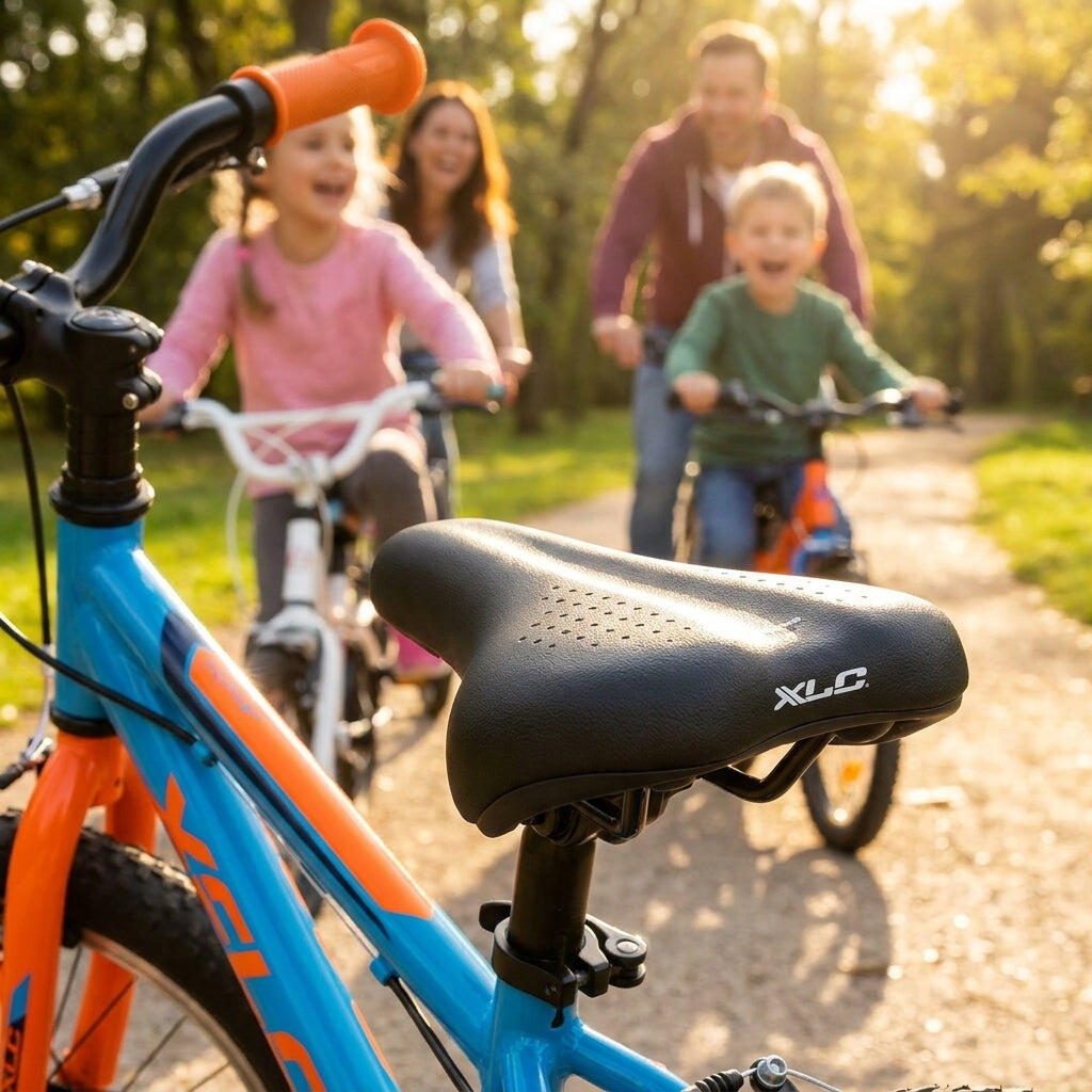XLC selle enfant SA-K06 noire, mixte, 217x140 mm 2/2