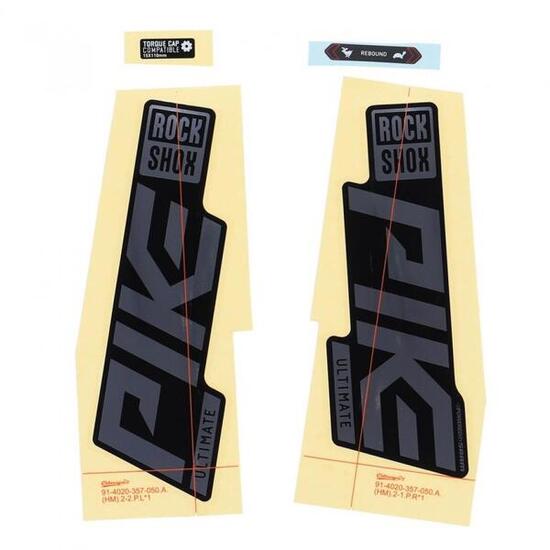 Kit autocollants fourche Rockshox Pike Ultimate