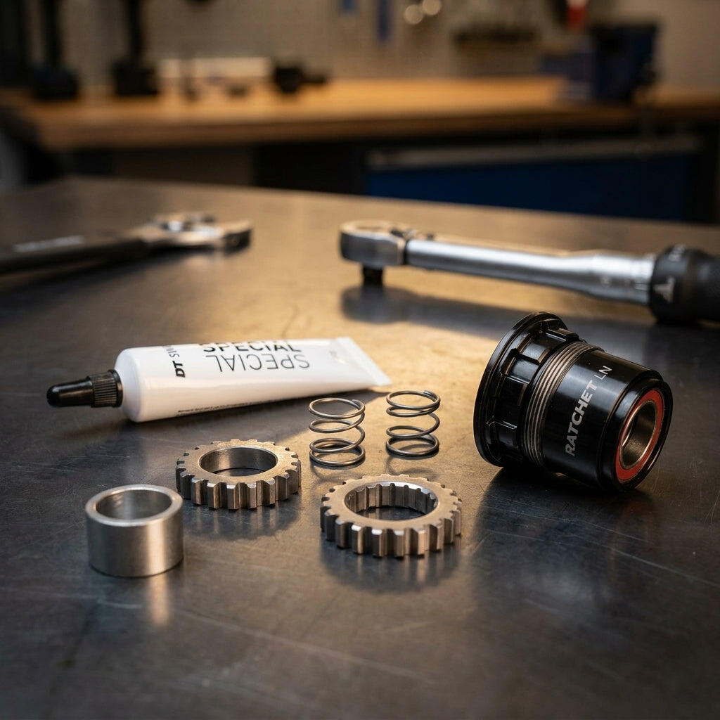 DT Swiss Umrüstkit HR-Nabe Alu, 3 Pawl in Ratchet LN, Sram XD 2/2