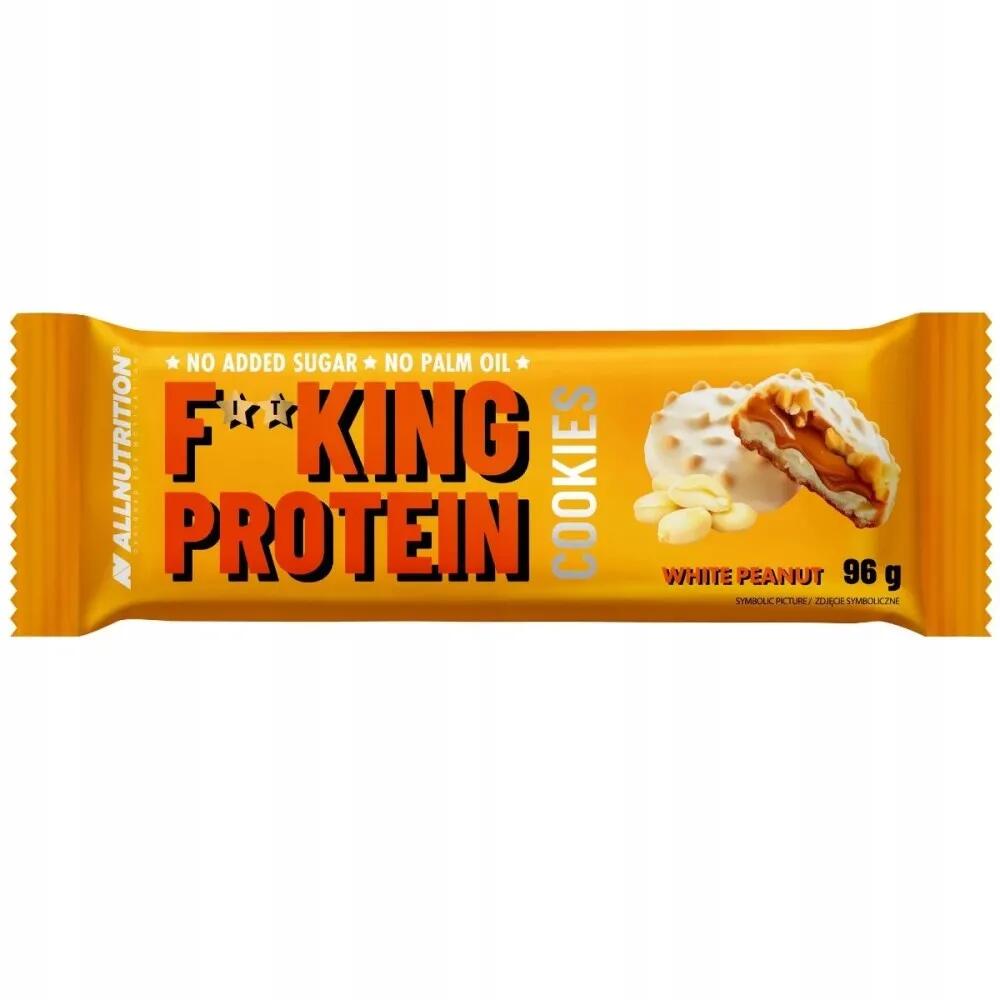 Allnutrition Fitking Protein Cookies 96g x12 White Peanut