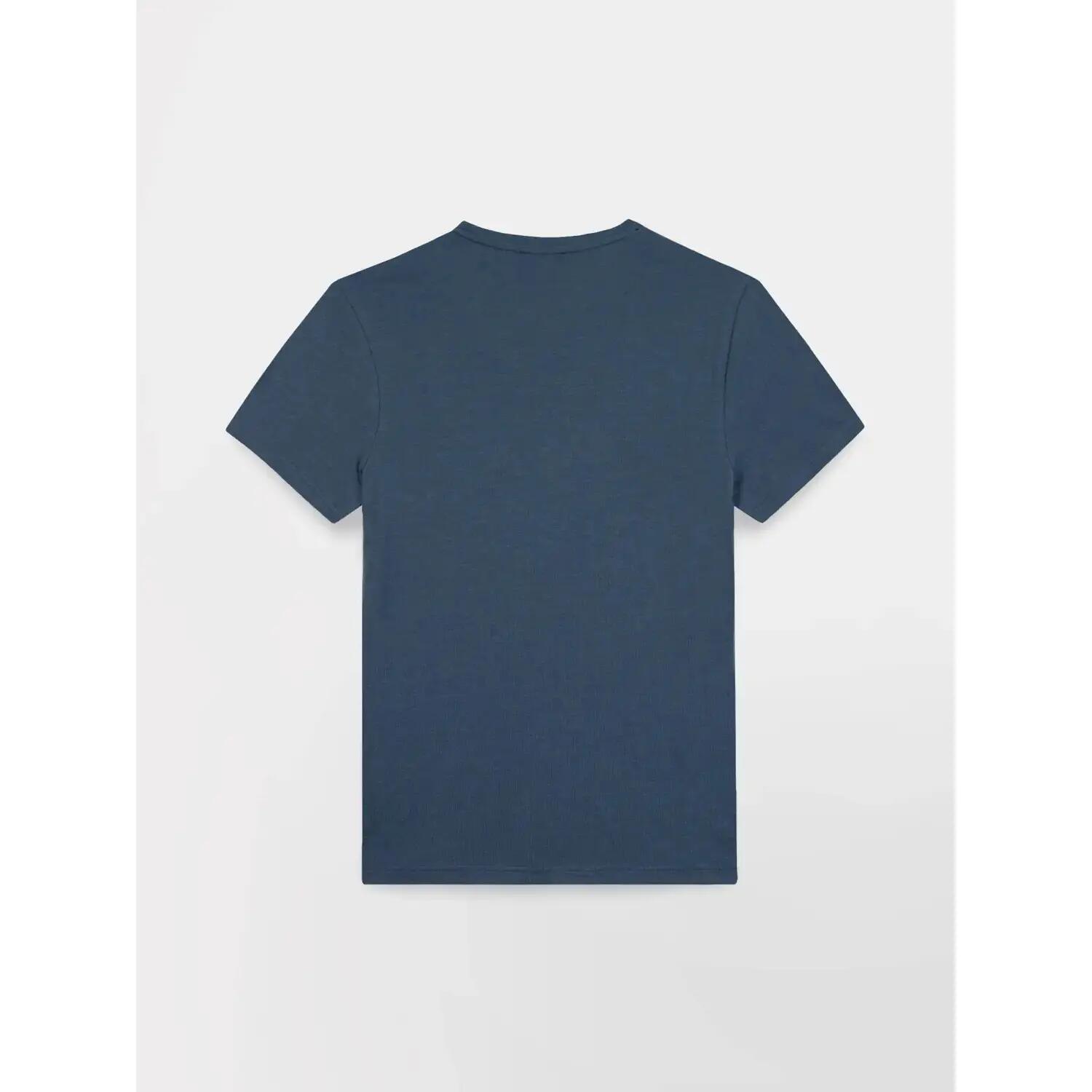 T-shirt manches courtes homme PIERETEE bleu 3/4