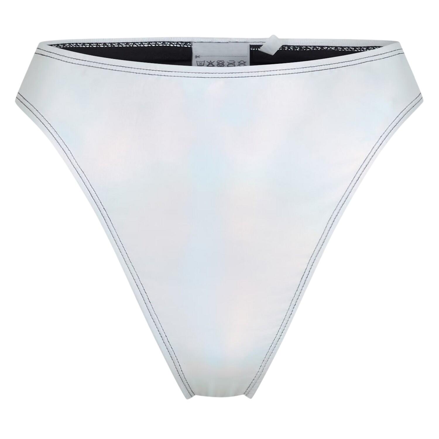 Brave Soul Womens/Ladies Holographic High Waist Bikini Bottoms
