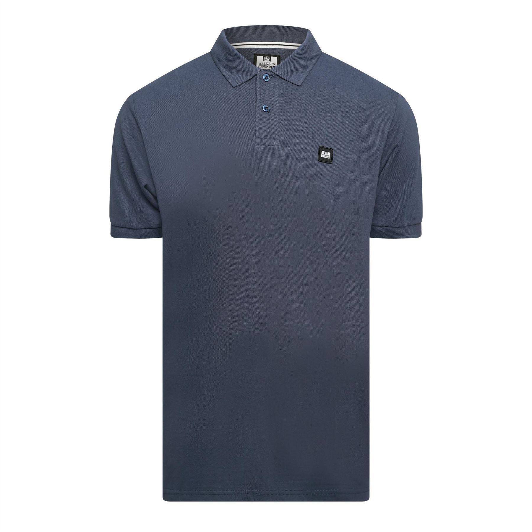 Weekend Offender Mens Barnum Short-Sleeved Polo Shirt