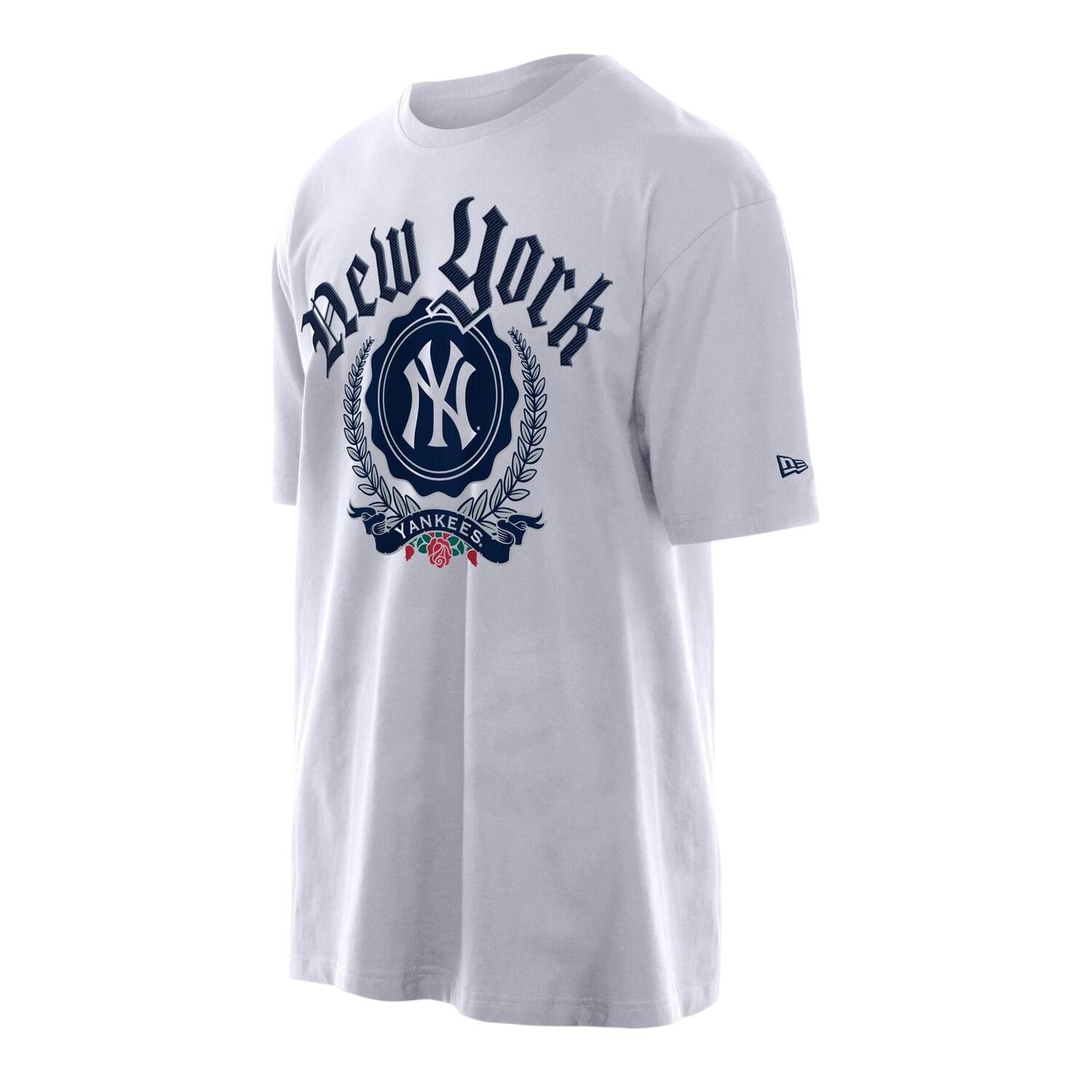New Era Mens MLB Throwback New York Yankees Oversized T-Shirt
