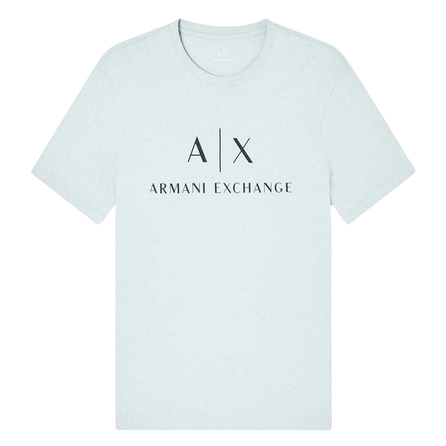 Armani Exchange Mens Lettering Logo T-Shirt