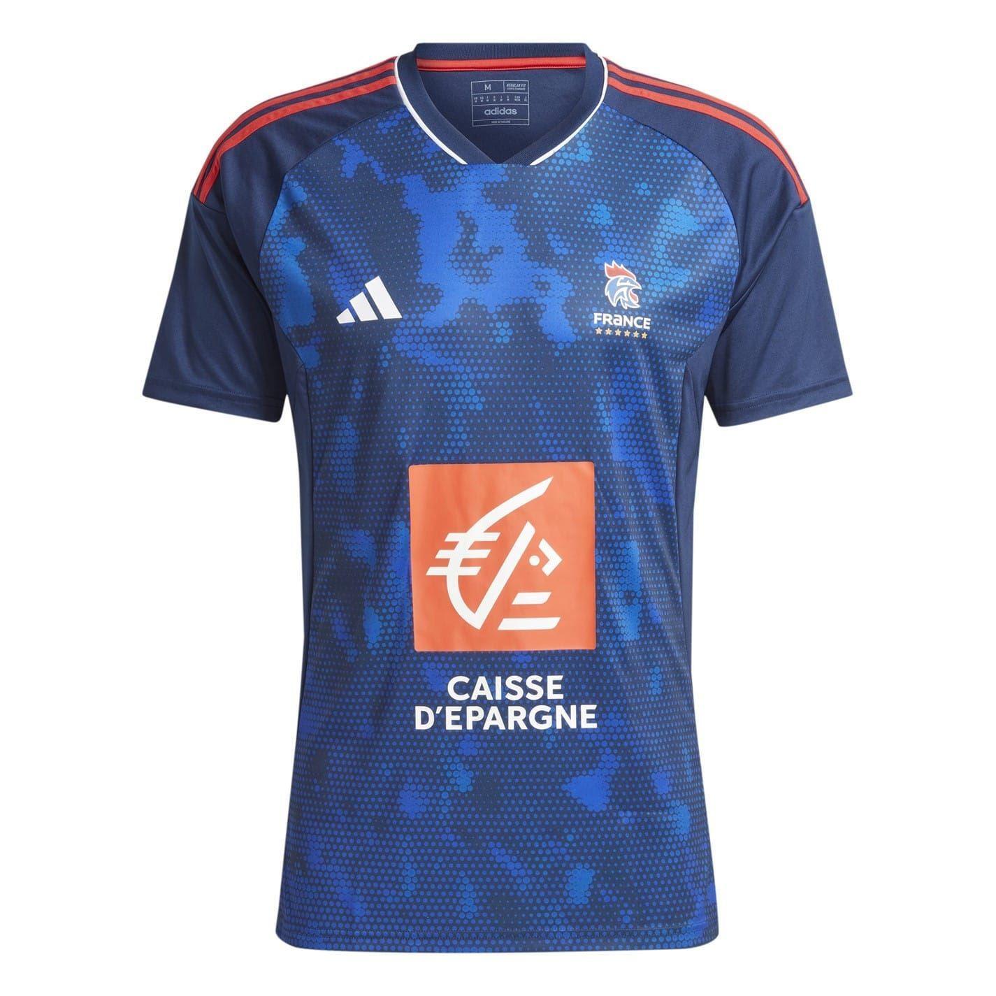 Adidas Mens France FFR Handball Shirt