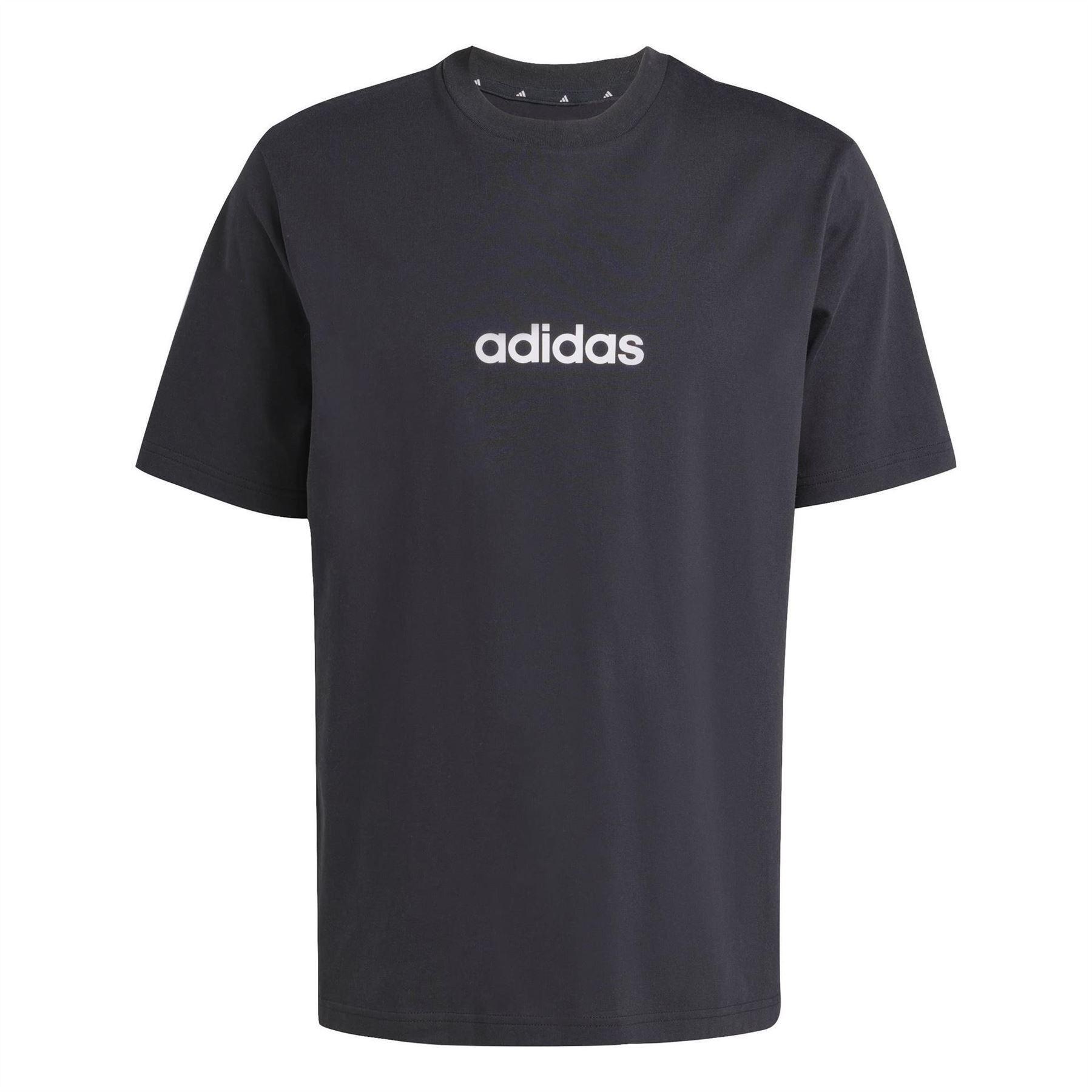 Adidas Mens Essentials Logo Single Jersey T-Shirt
