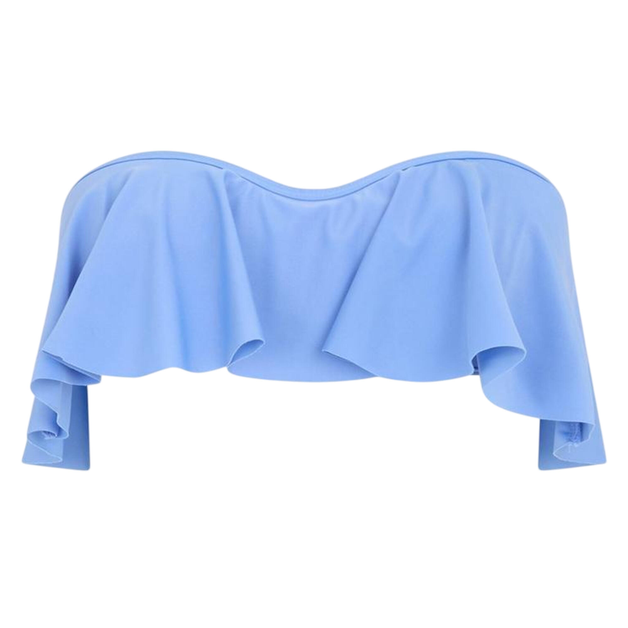Brave Soul Womens/Ladies Frill Bandeau Bikini Top