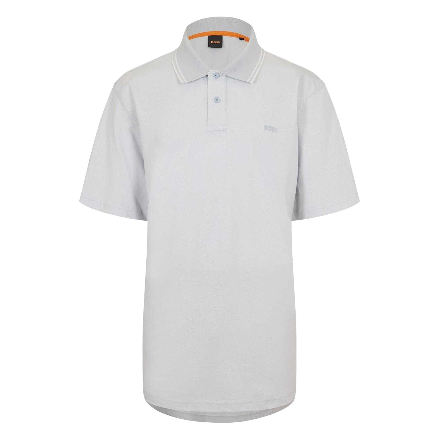 Boss Mens Peoxfordnew Short-Sleeved Polo Shirt
