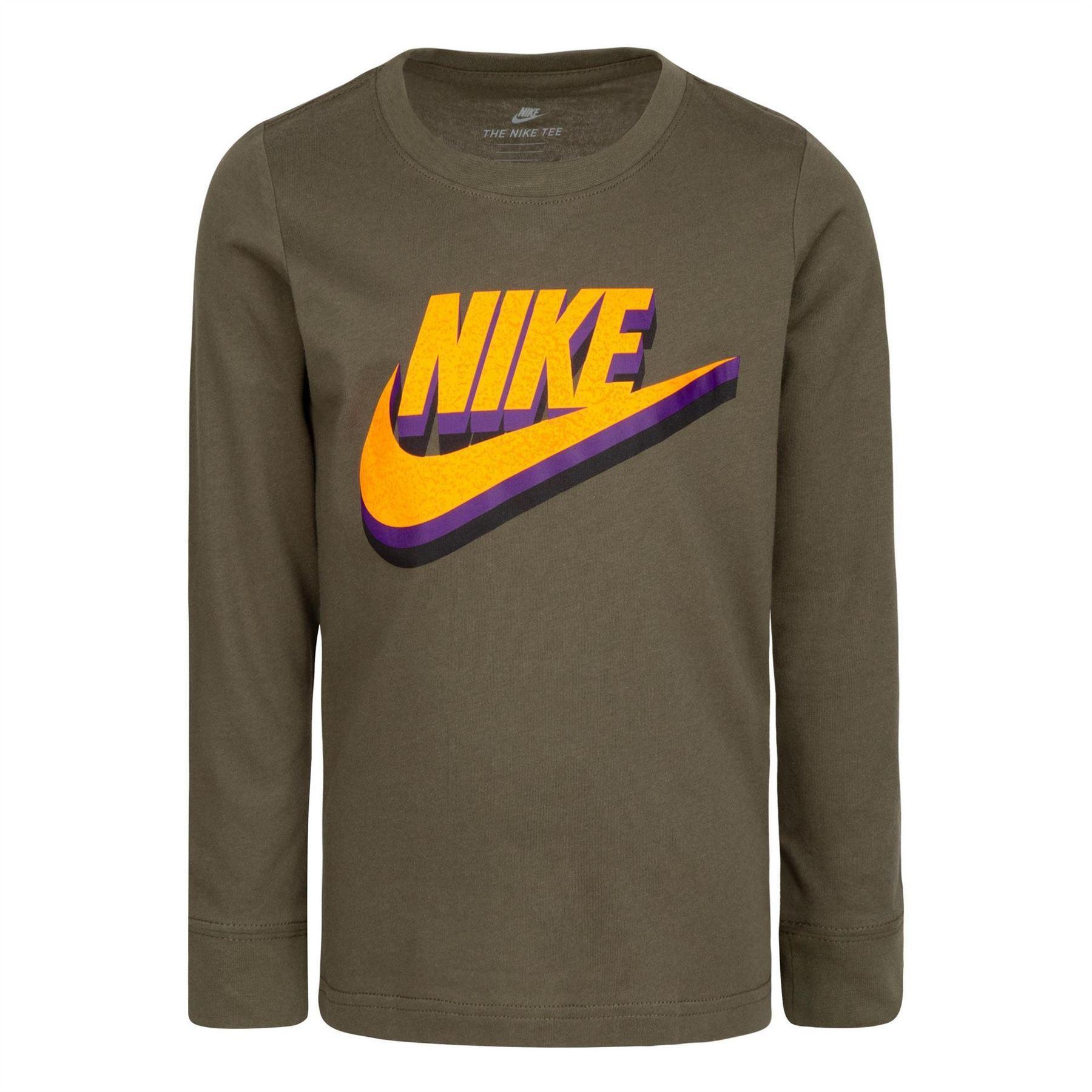 Nike Childrens/Kids Logo Long-Sleeved T-Shirt
