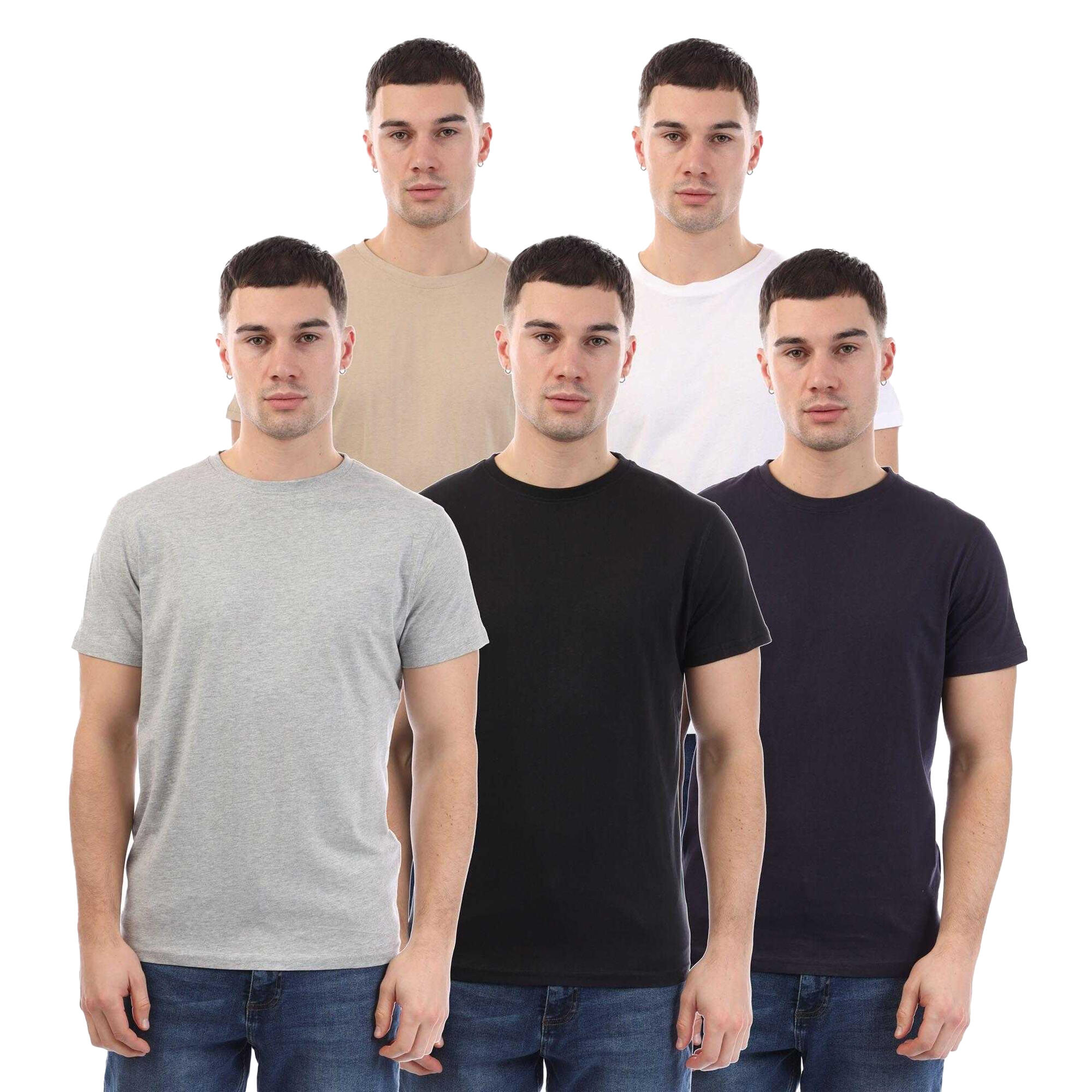 Duck and Cover Mens Frankinz T-Shirt (Pack of 5)