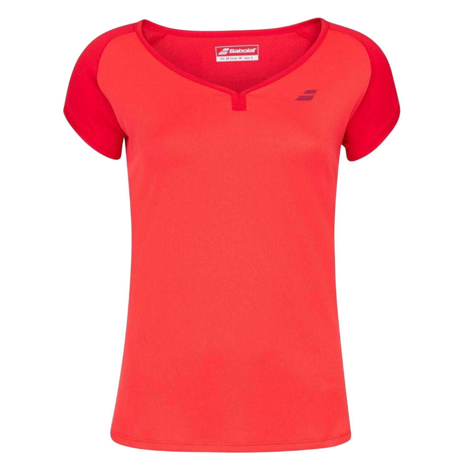 Babolat Girls Play Boat Neck Capped Sleeved T-Shirt