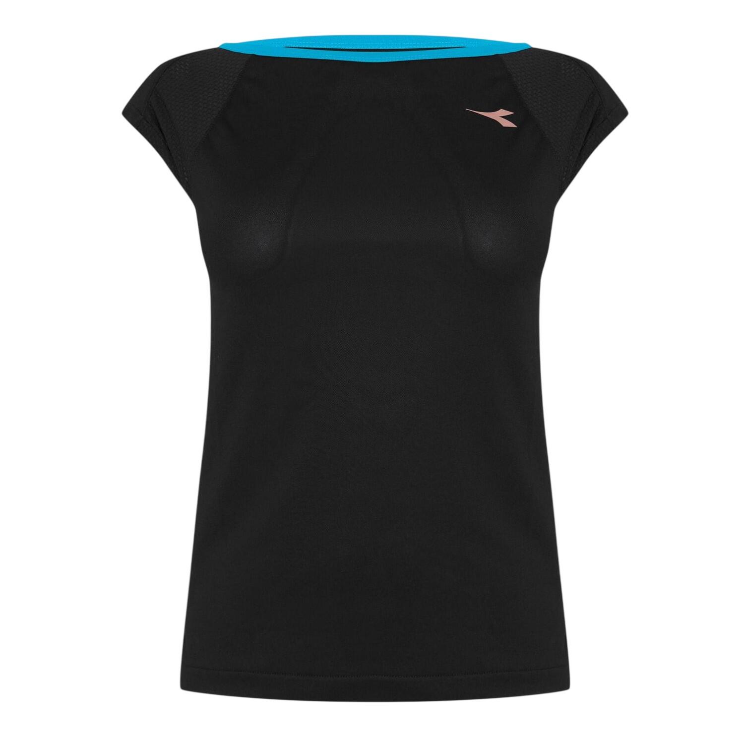 Diadora Womens/Ladies Logo Crew Neck T-Shirt