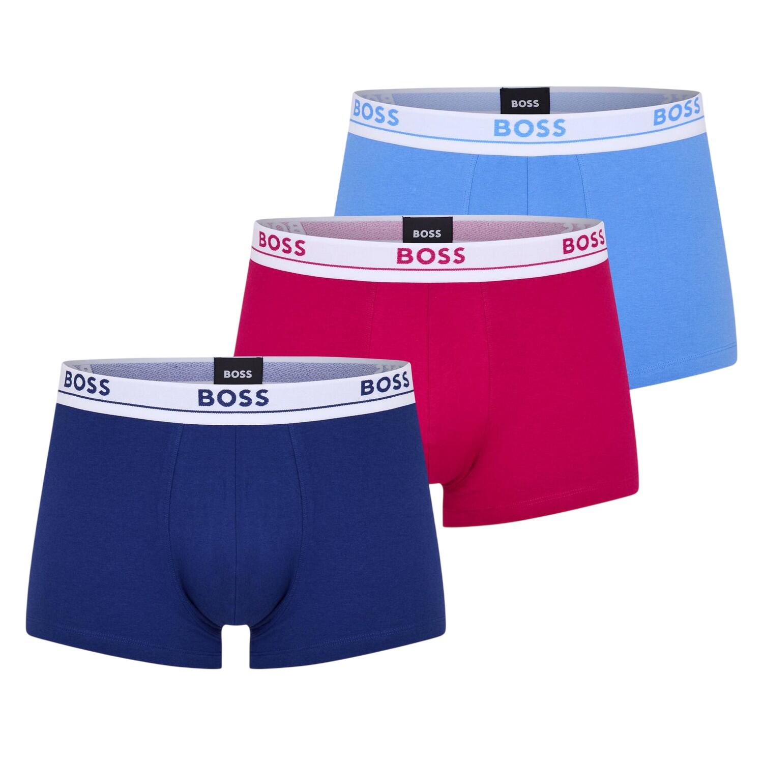 Boss Mens Cotton Blend Boxer Shorts (Pack of 3)