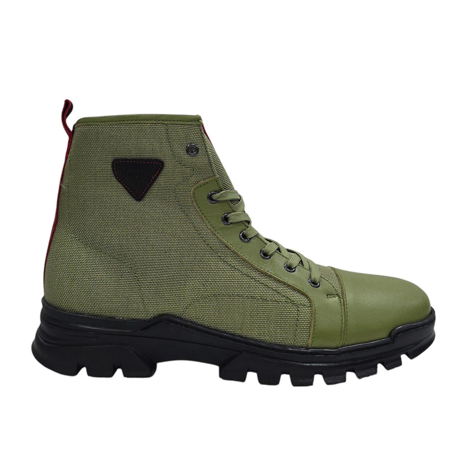 Firetrap Mens Lucas Leather Combat Boots