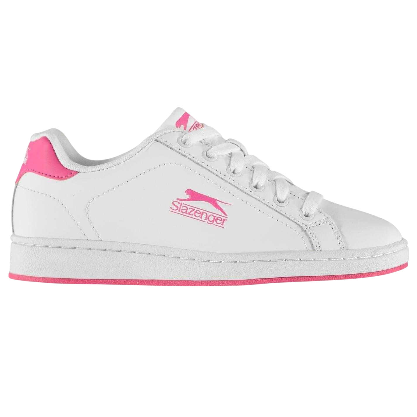 Slazenger Childrens/Kids Ash Leather Flat Trainers