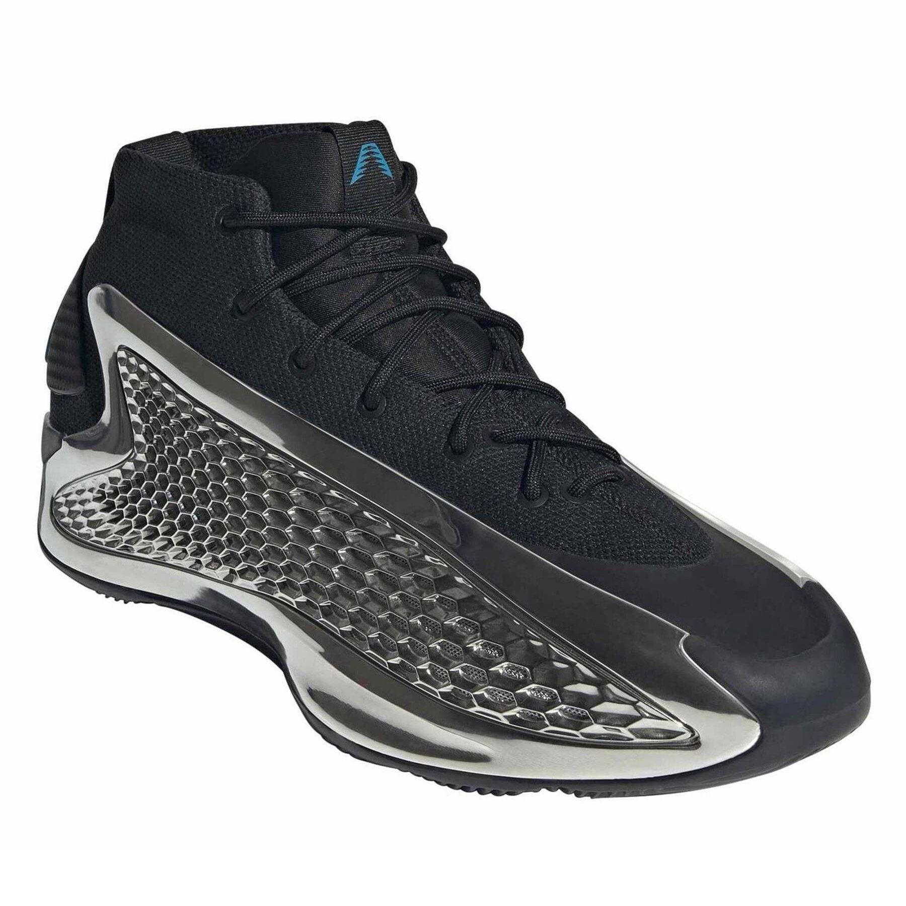 Adidas Mens Anthony Edwards Metallic Accents Lace Up Basketball Shoes