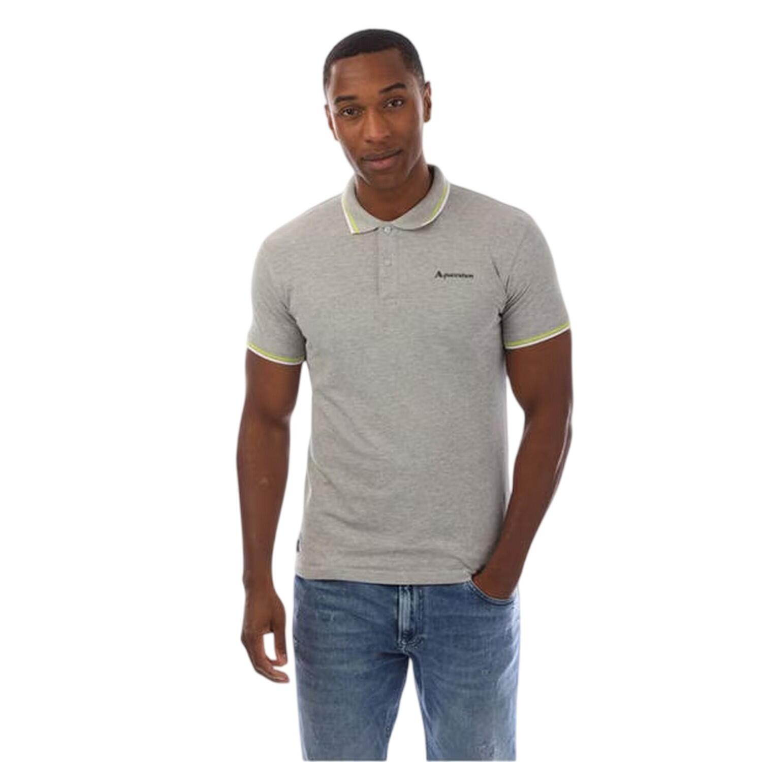 Aquascutum Mens Slim Short-Sleeved Polo Shirt