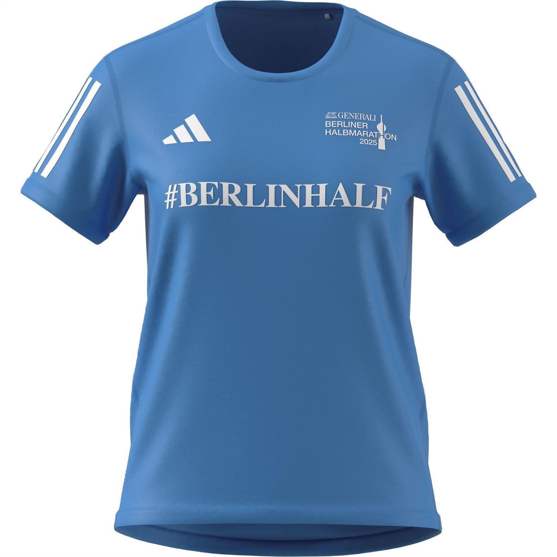 Adidas Womens/Ladies Berlin Half Logo T-Shirt