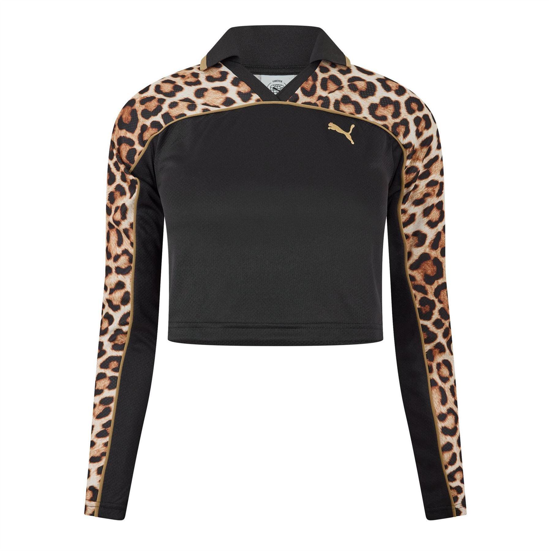 Puma Womens/Ladies Leopard Print T-Shirt