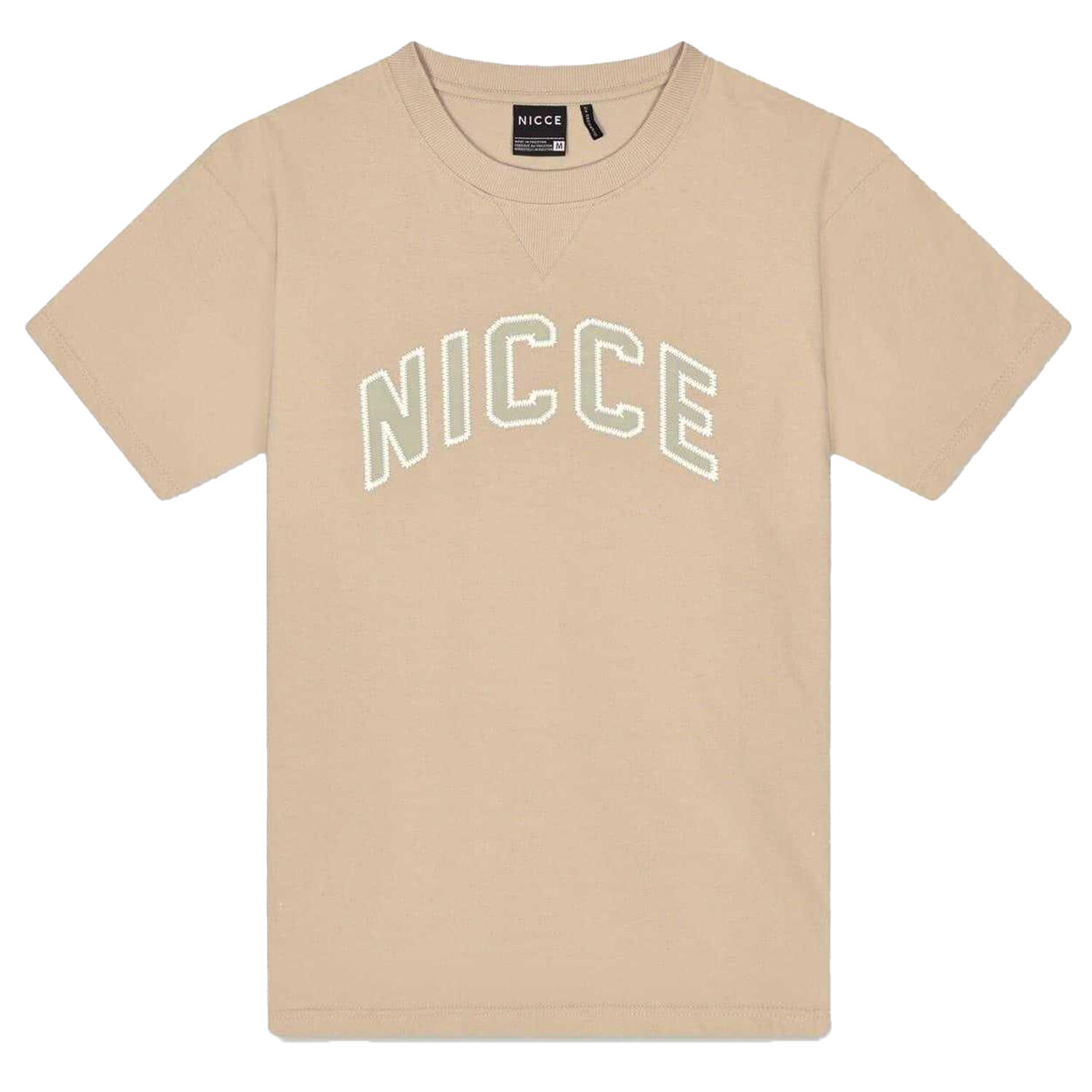 Nicce Mens Lettering Jersey Crew Neck Goalkeeping T-Shirt