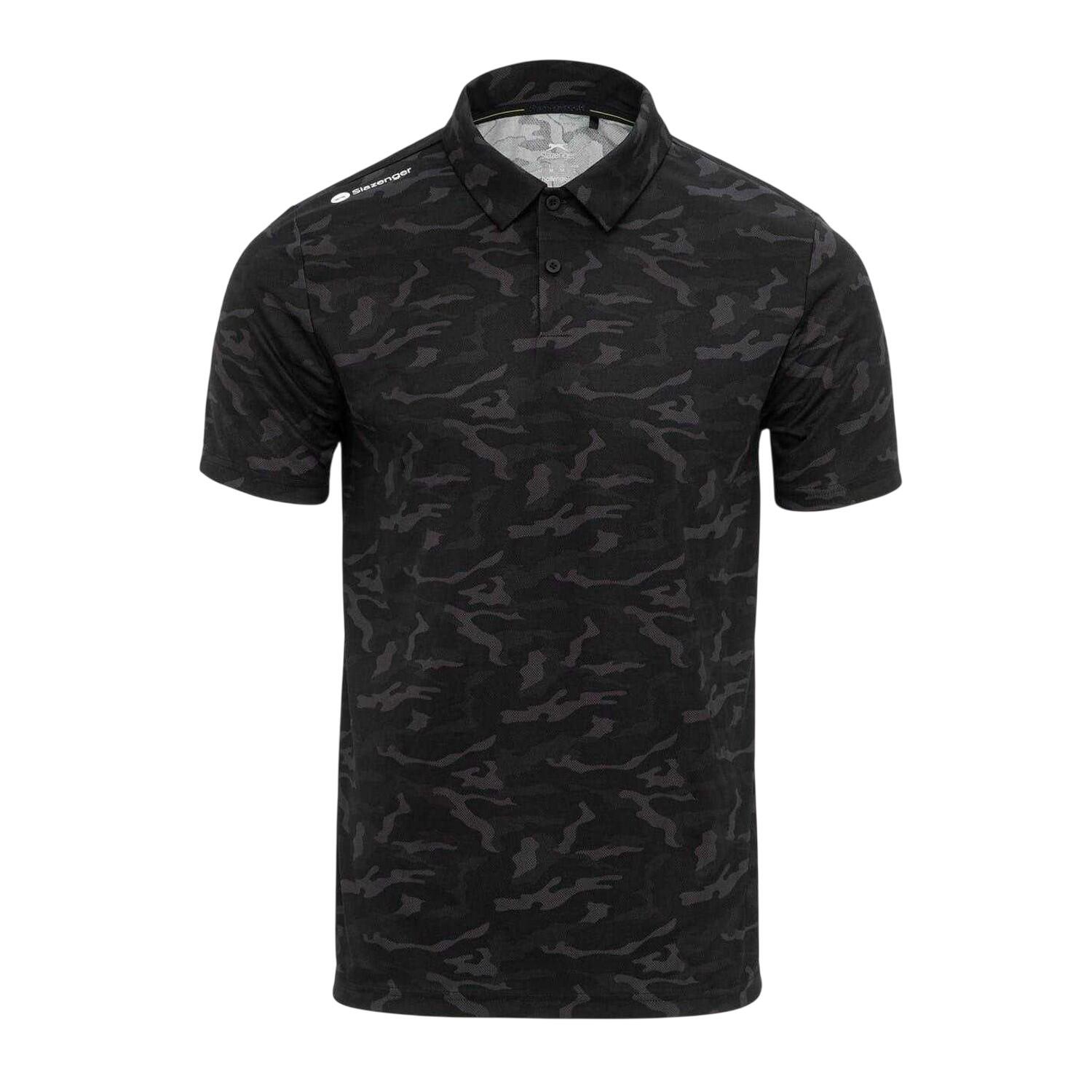 Slazenger Mens All-Over Print Lightweight Polo Shirt