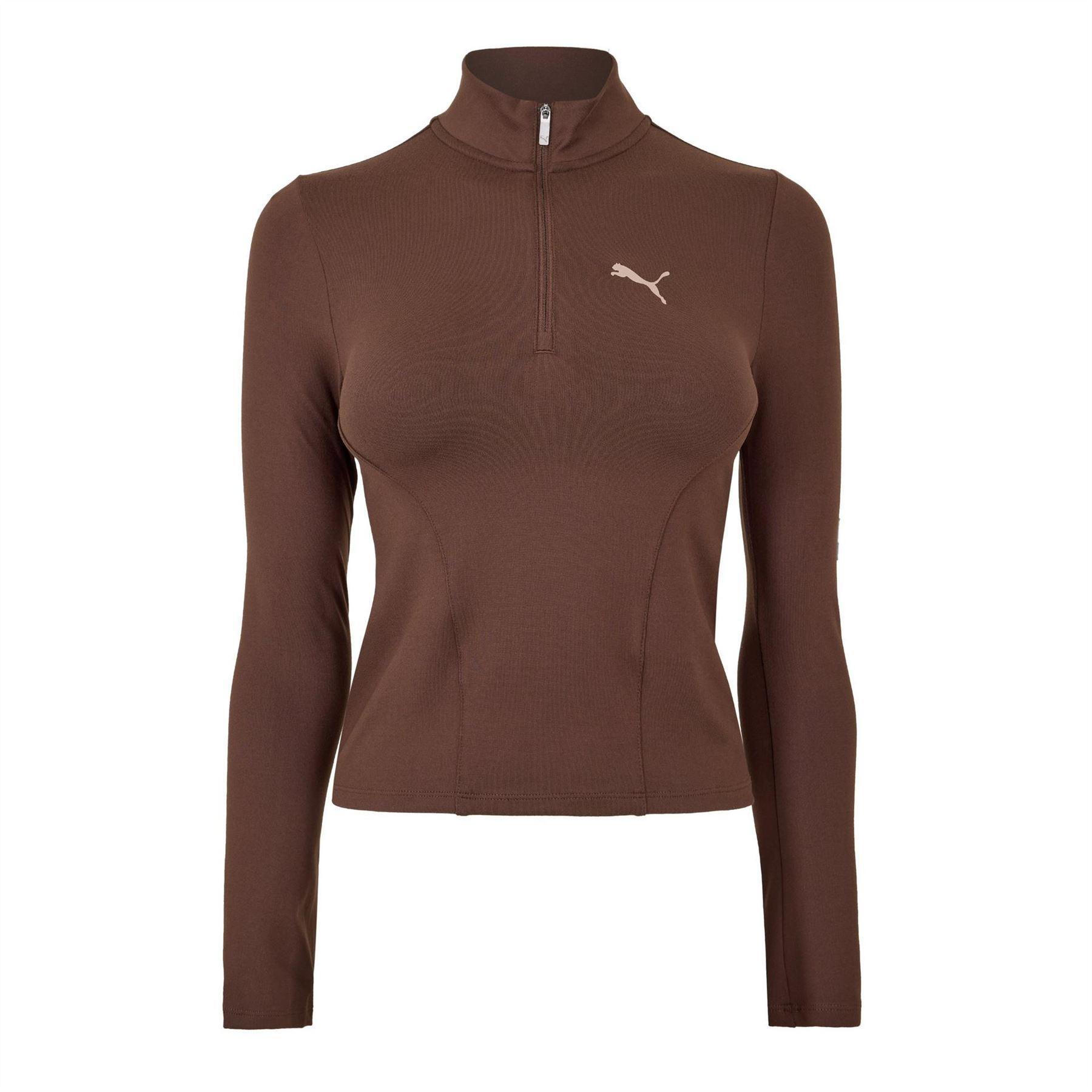 Puma Womens/Ladies Half Zip Fleece Top
