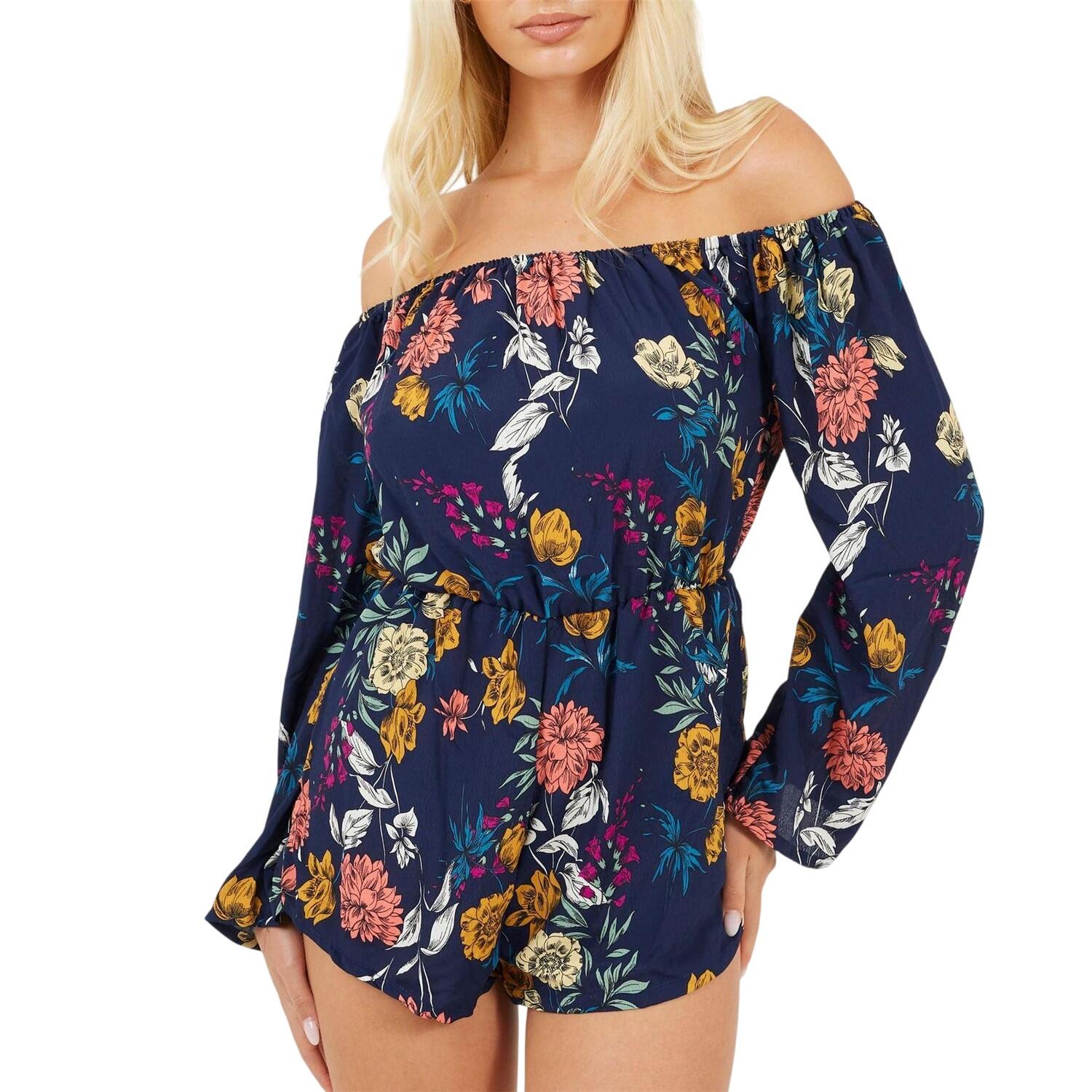 Brave Soul Womens/Ladies Floral Casual Playsuit