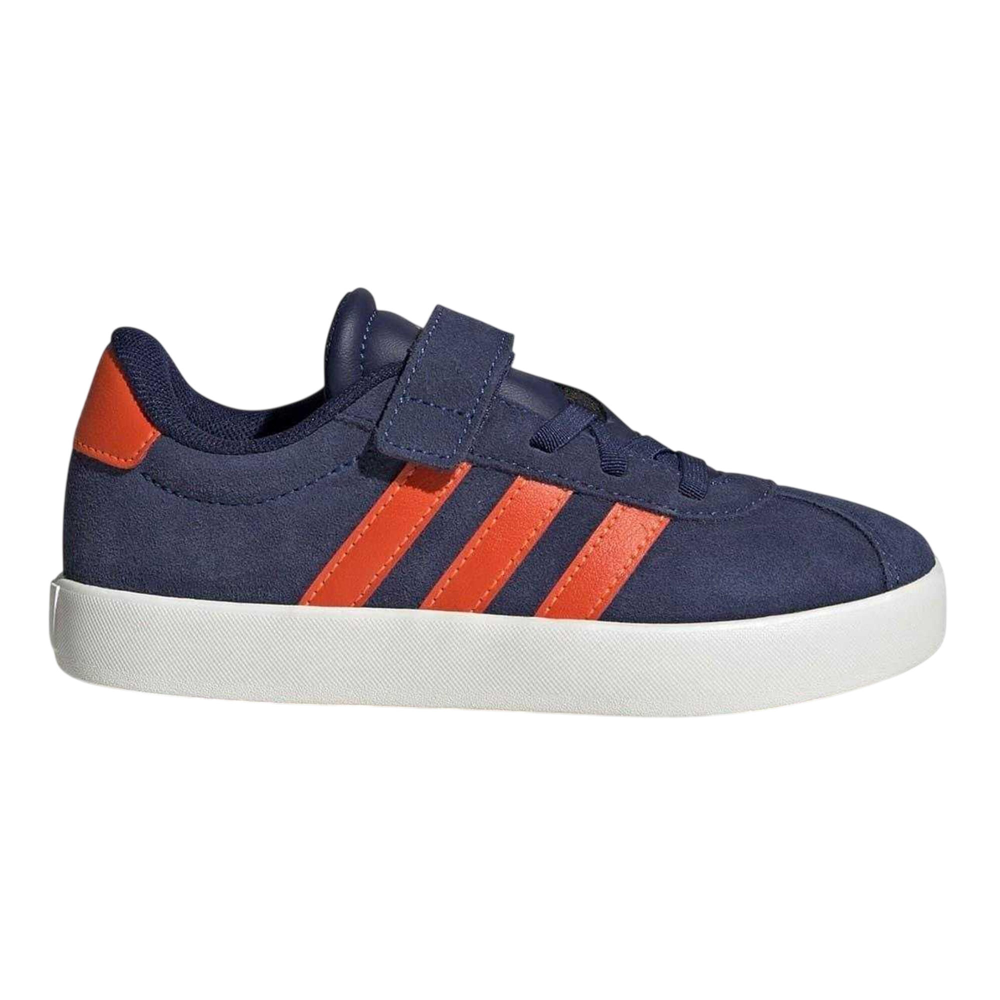 Adidas Boys VL Court 3.0 3 Stripes Suede Trim Trainers