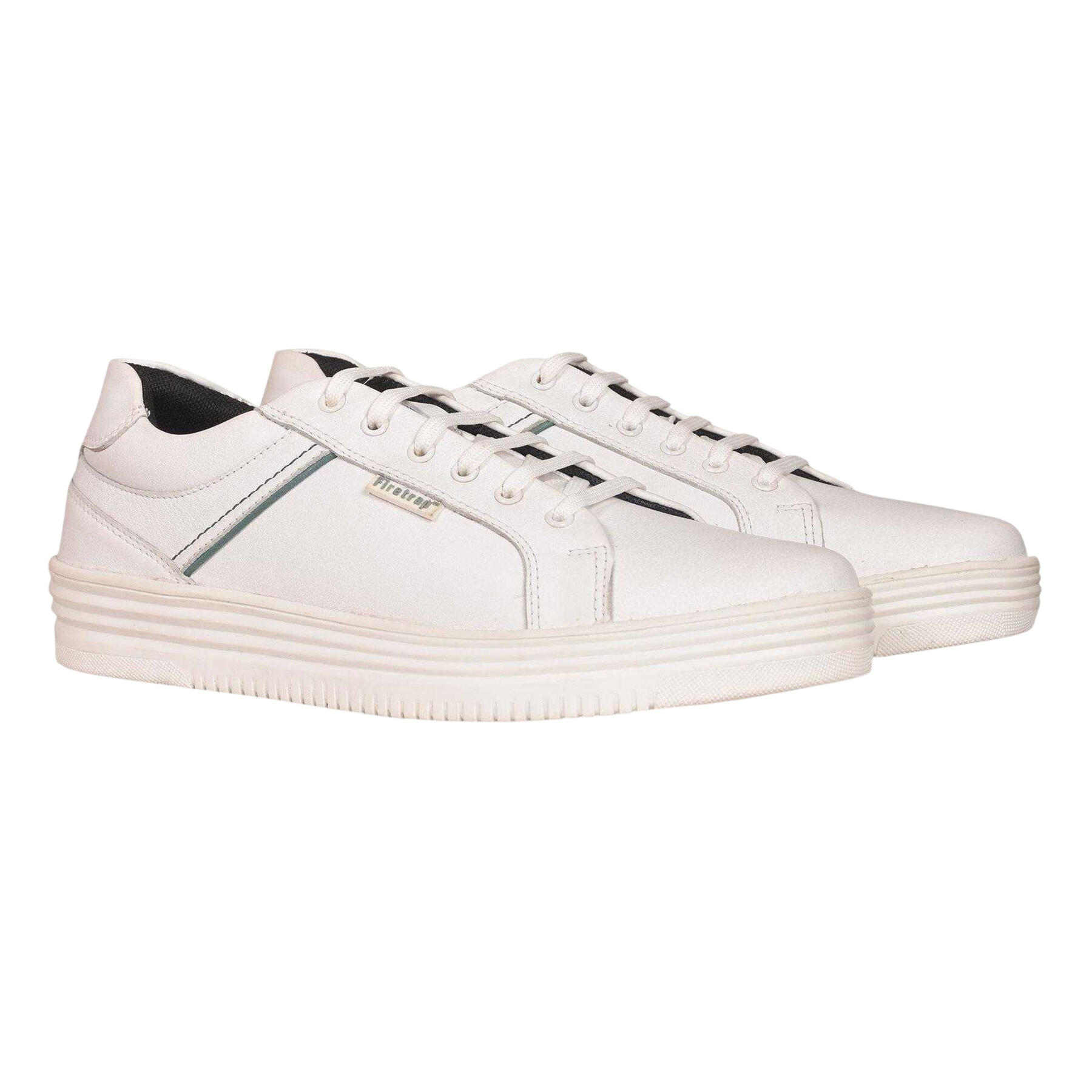 Firetrap Mens Wolf Leather Cushioned Trainers