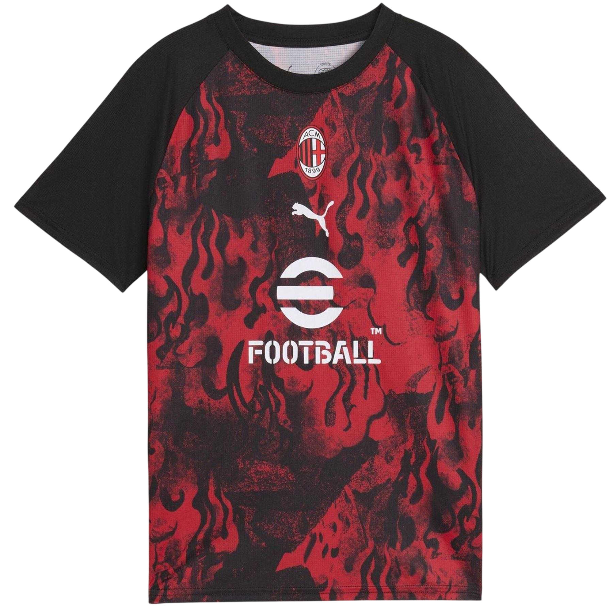 Puma Childrens/Kids Prematch 2025-26 AC Milan T-Shirt