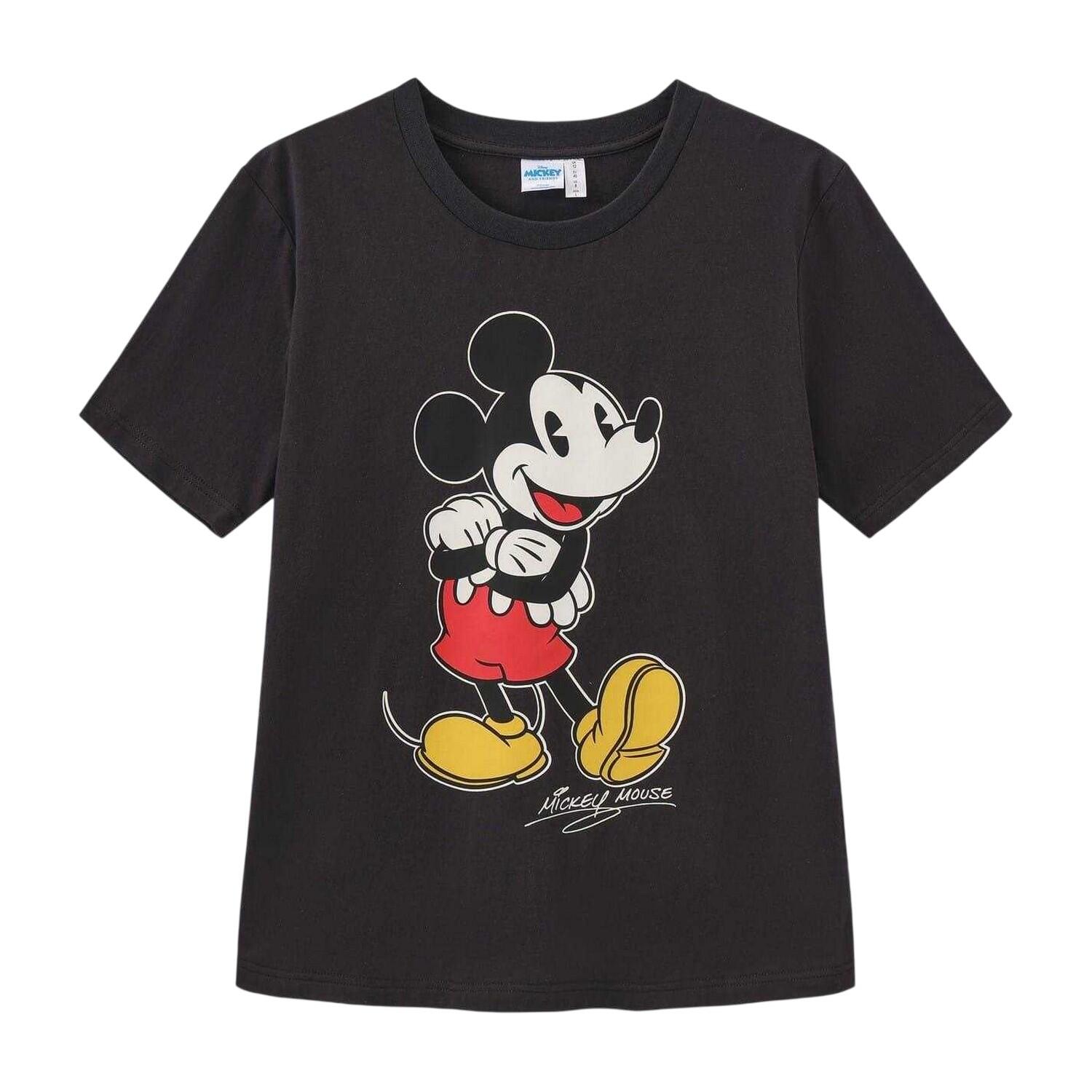 Disney Womens/Ladies Mickey Mouse Cotton Oversized T-Shirt